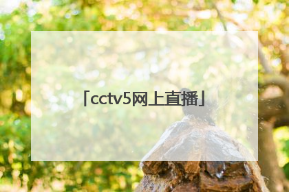 「cctv5网上直播」cctv5 网上直播